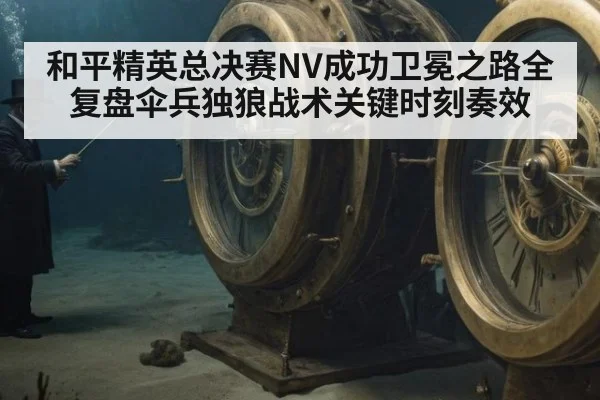和平精英总决赛NV成功卫冕之路全复盘伞兵独狼战术关键时刻奏效
